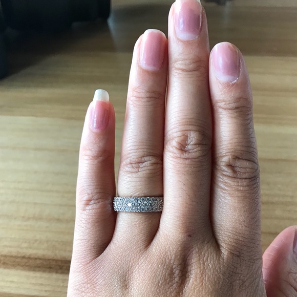 🎉🎉🎉HOST PICK🎉🎉🎊Pave Eternity Band Ring - Picture 7 of 7